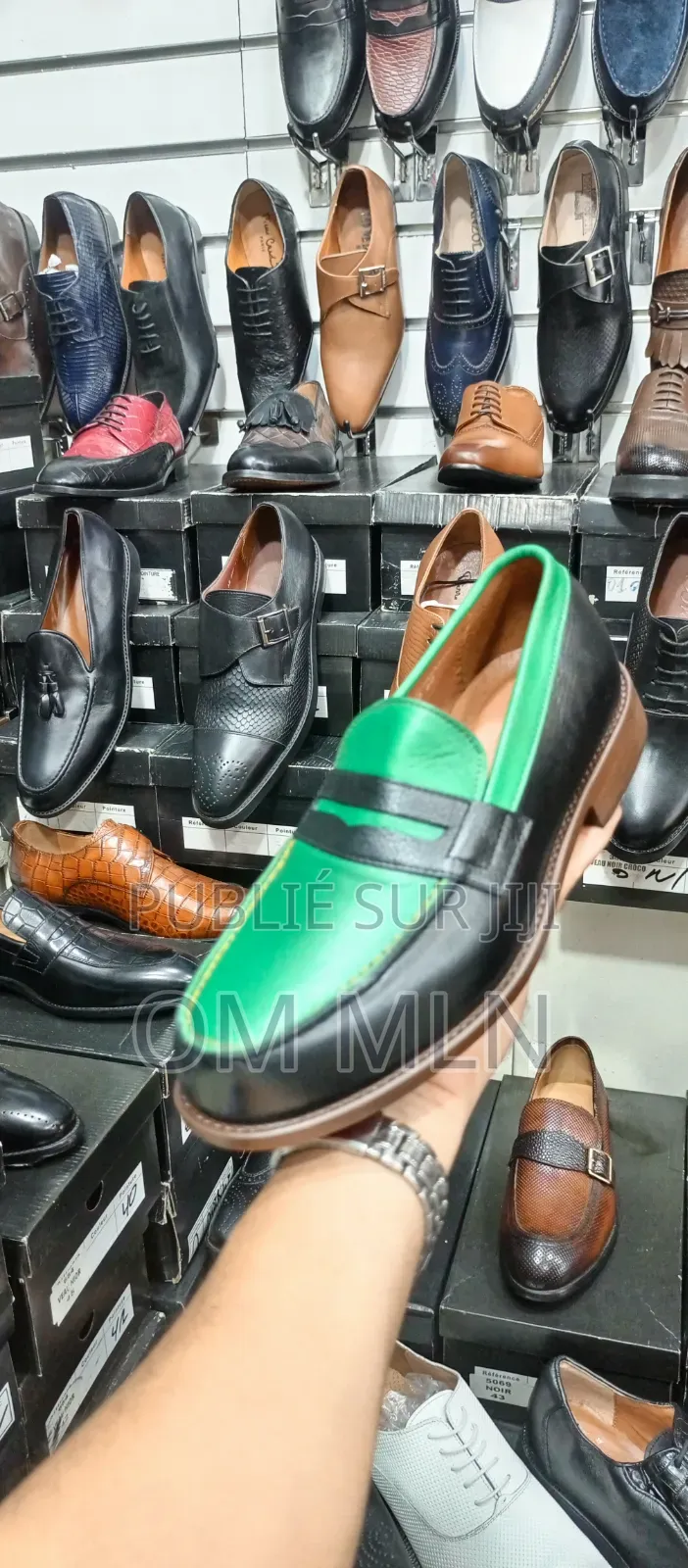 Mocassin en Cuir Véritable
