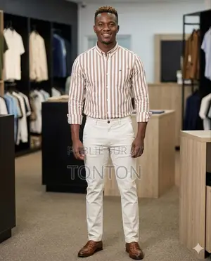 Ensemble Chemise Et Pantalon Kaki