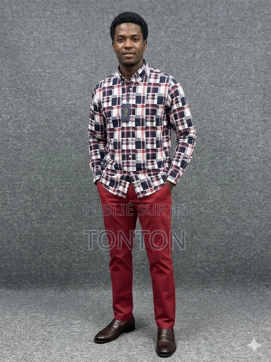 Ensemble Chemise Et Pantalon Kaki