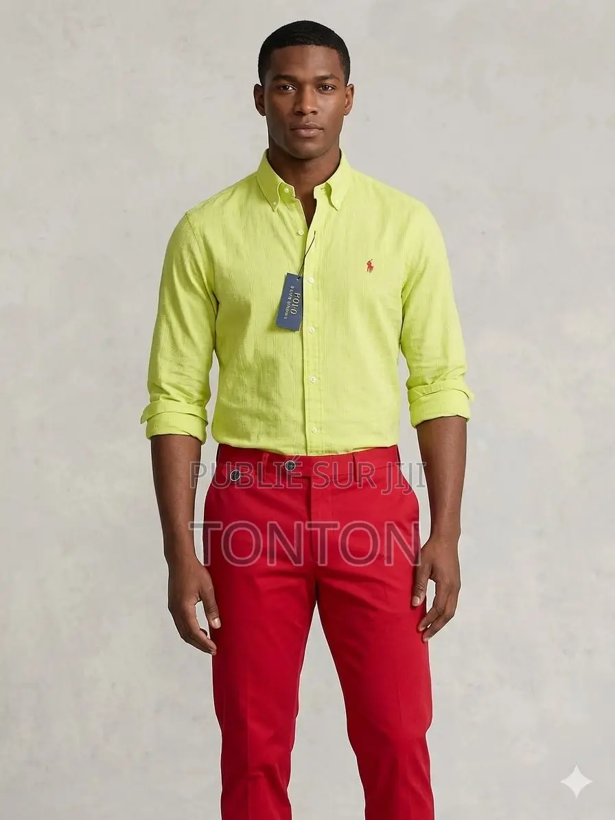 Ensemble Chemise Et Pantalon Kaki