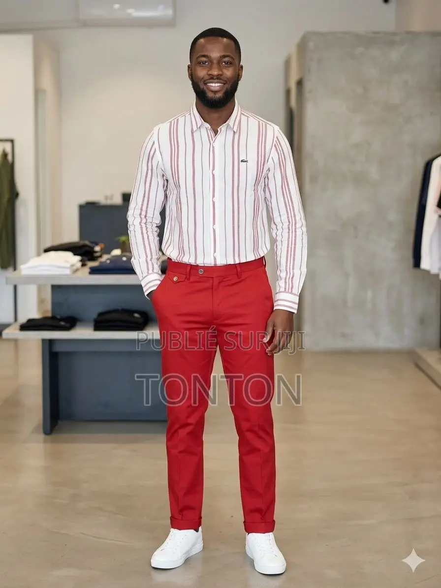 Ensemble Chemise Et Pantalon Kaki