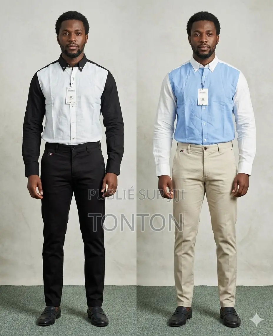 Ensemble Chemise Et Pantalon Kaki