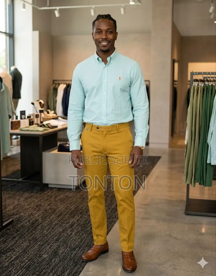 Ensemble Chemise Et Pantalon Kaki