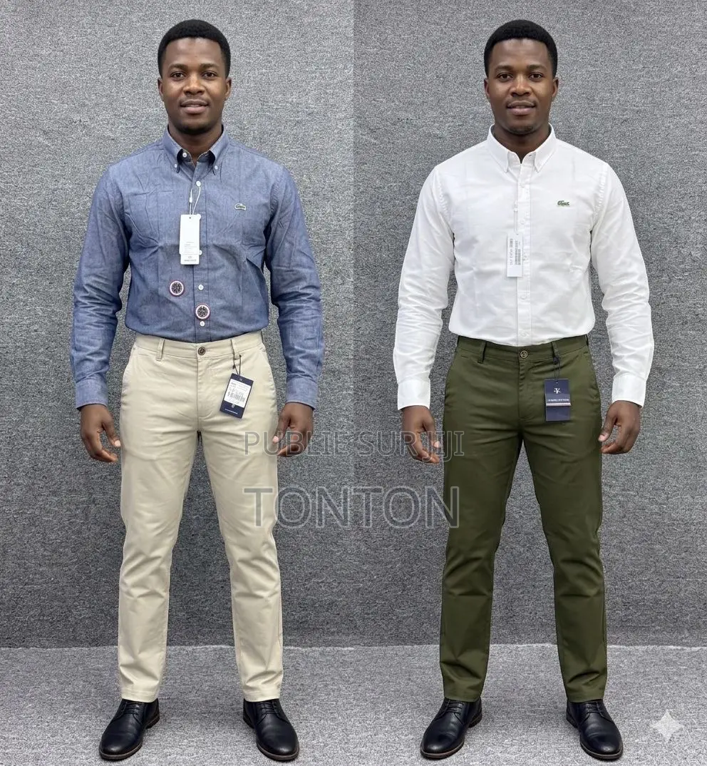 Ensemble Chemise Et Pantalon Kaki
