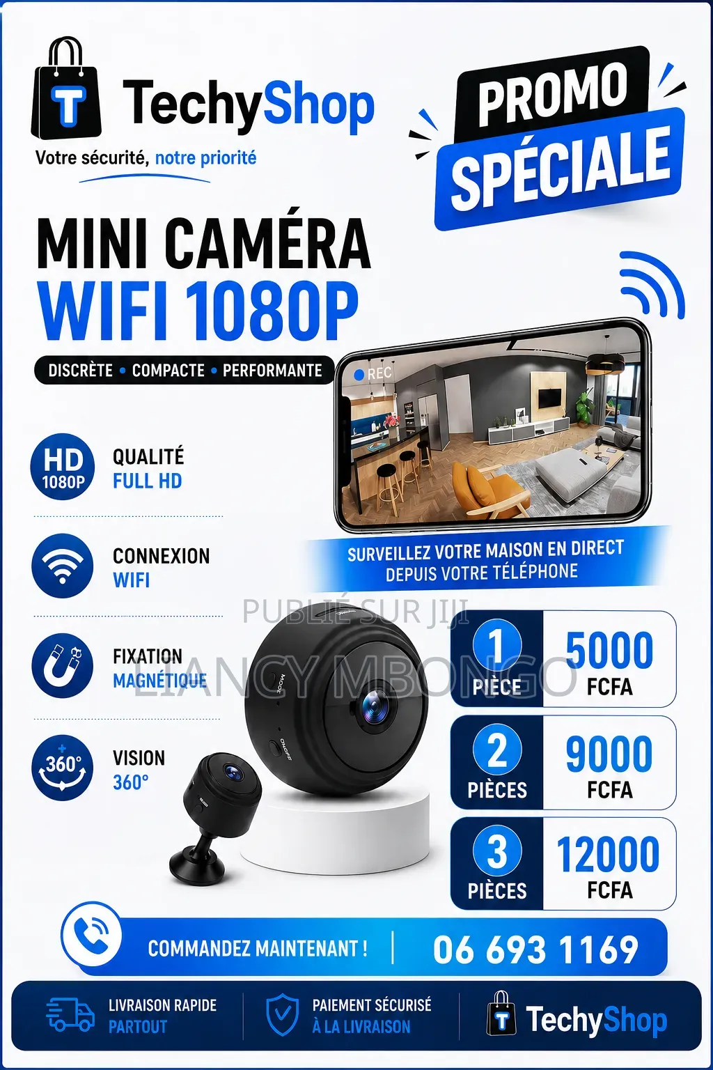 Promo Mini Caméra De Surveillance