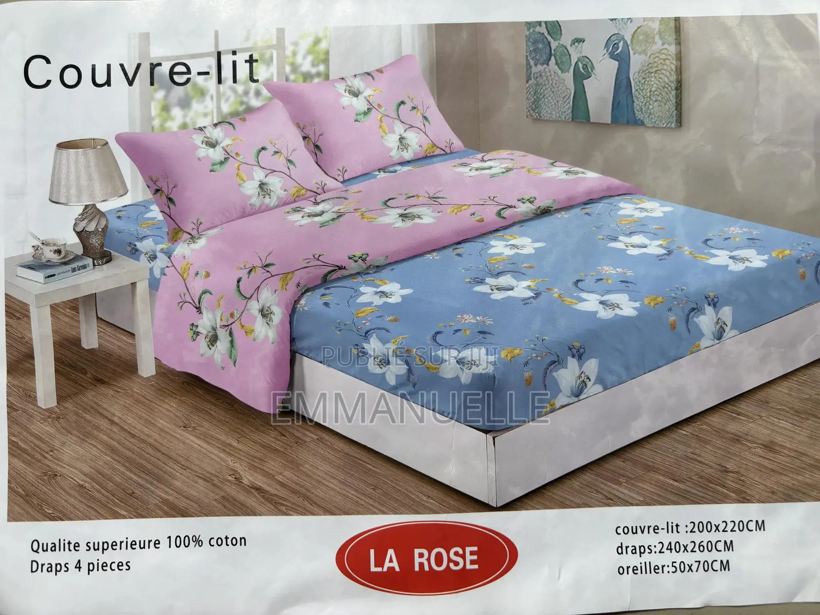 Vente De Draps 100% Coton
