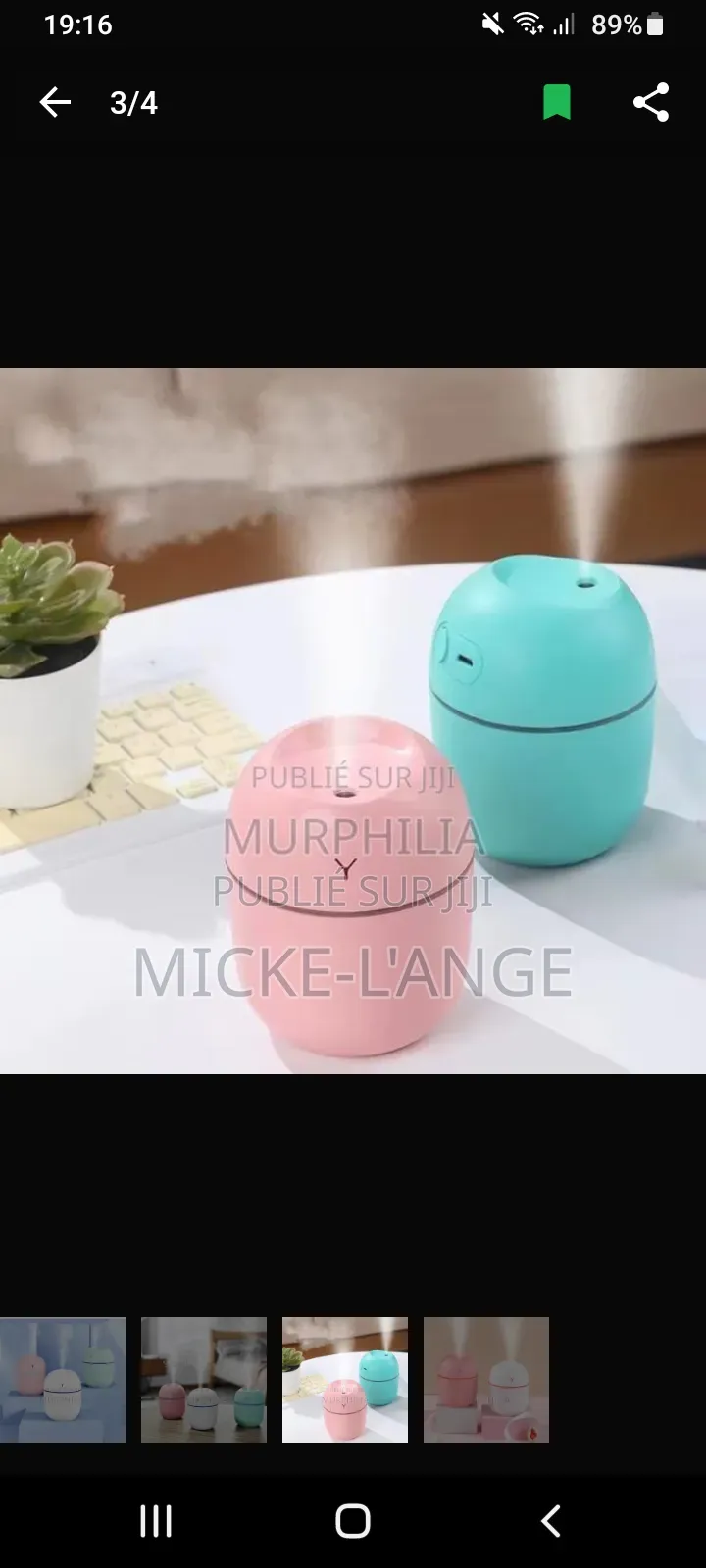 Mini Humidificateur d'Air / Diffuseur Aromatique (Promotion)