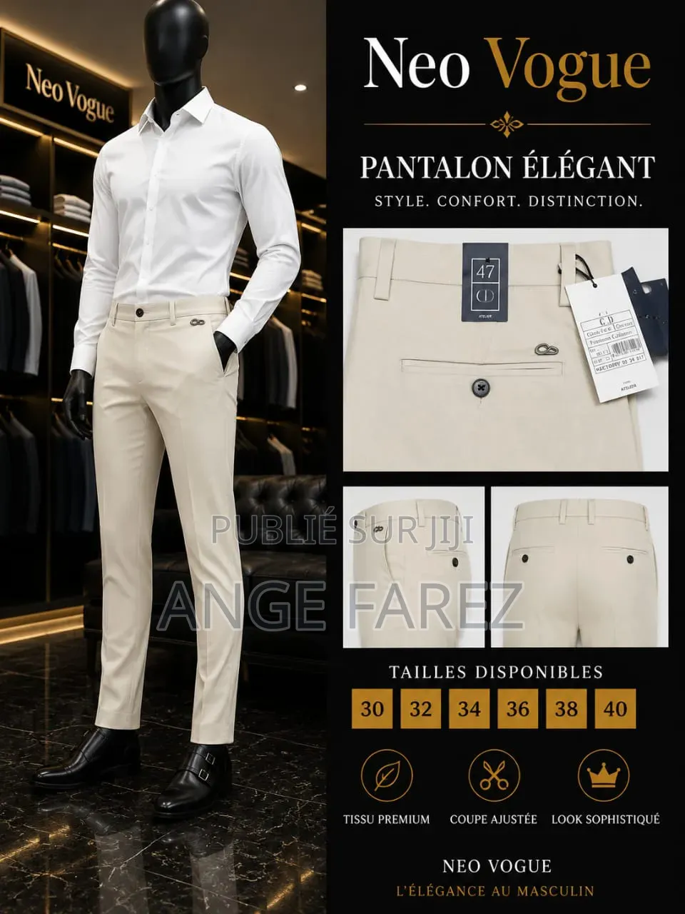 Pantalon Kaki