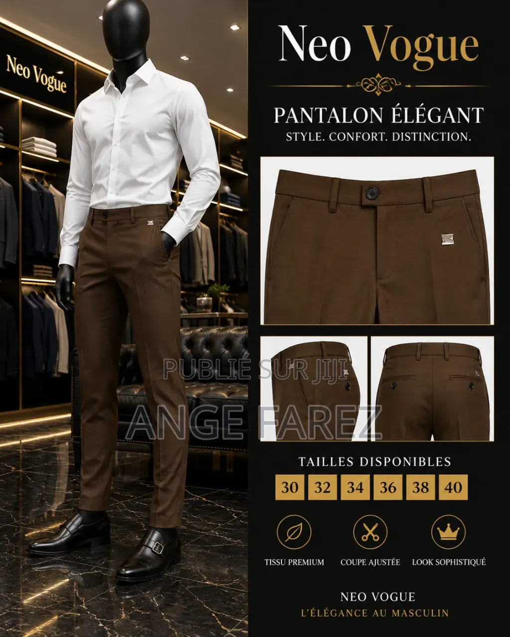 Pantalon Kaki