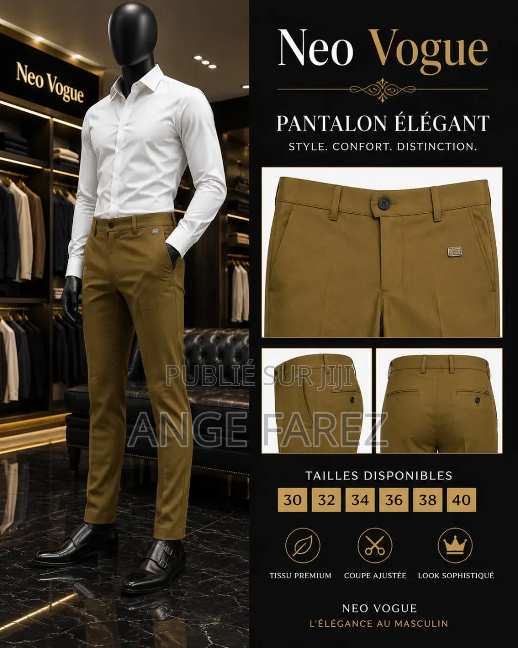 Pantalon Kaki