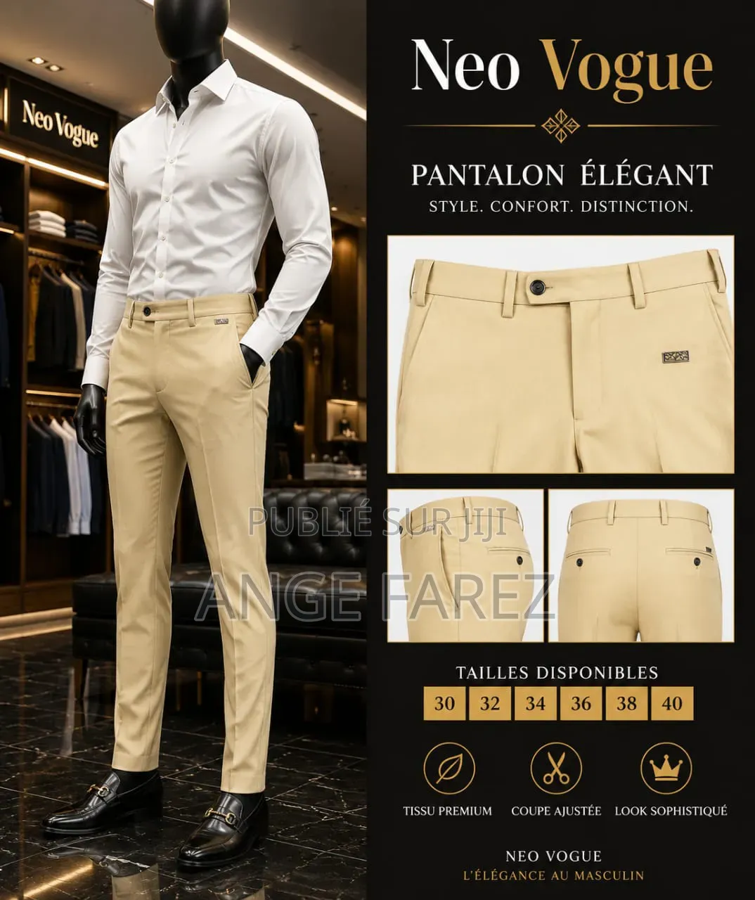 Pantalon Kaki
