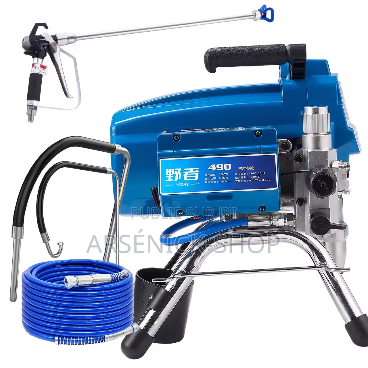 Pulvérisateurs De Peinture Airless Yezhe 490 Professionnel