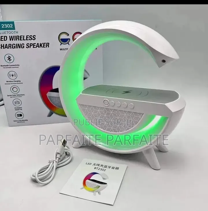Speaker Bluetooth, Charge Téléphone, Radio, Veilleuse Led
