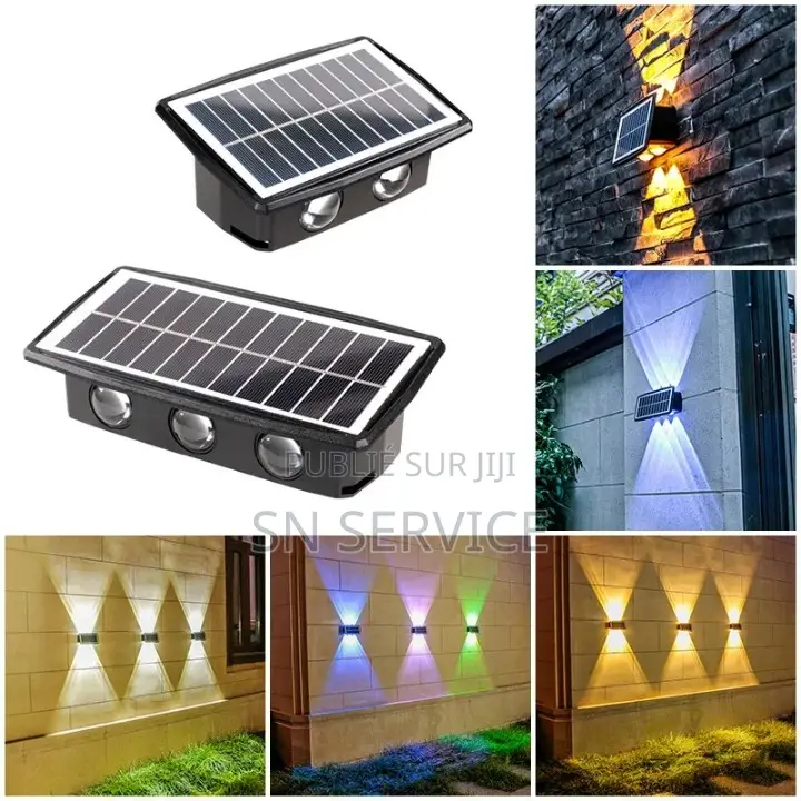 Applique Murale Led Solaire Multi Couleur