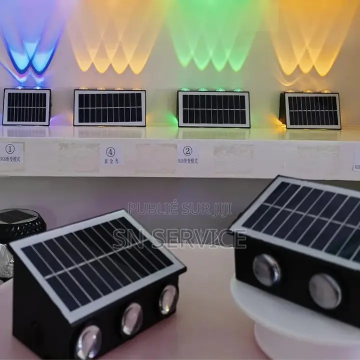 Applique Murale Led Solaire Multi Couleur