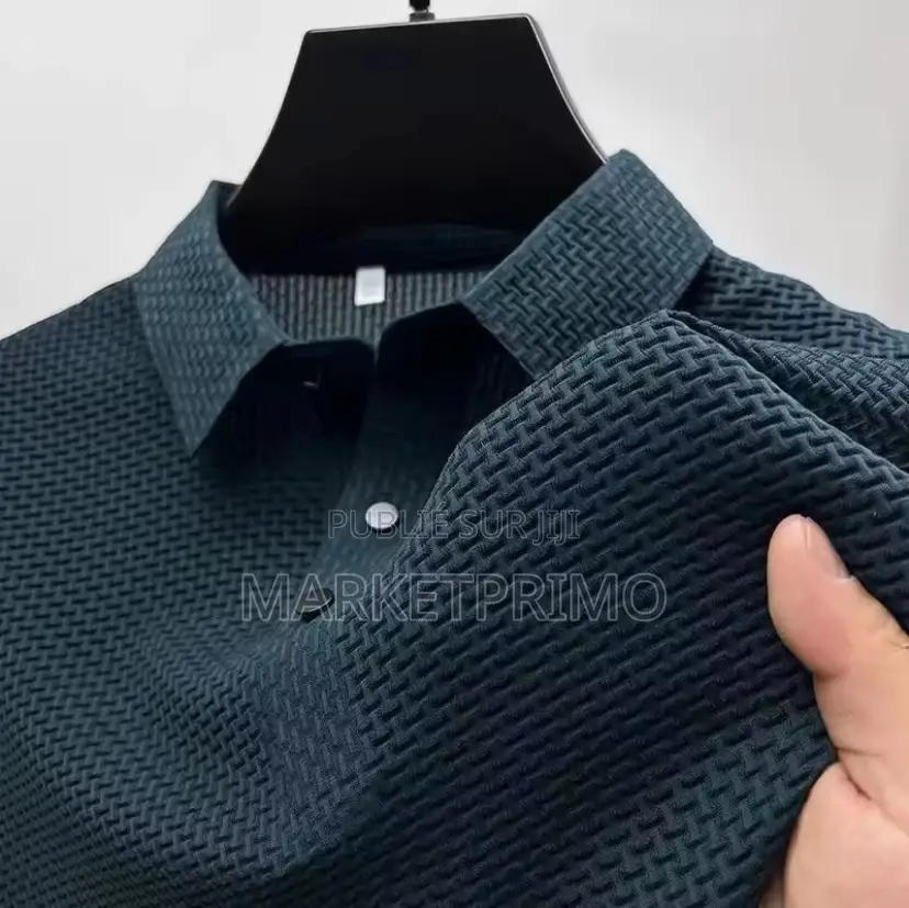 Nouveau Polo Homme Décontracté Chic À Manches Courtes
