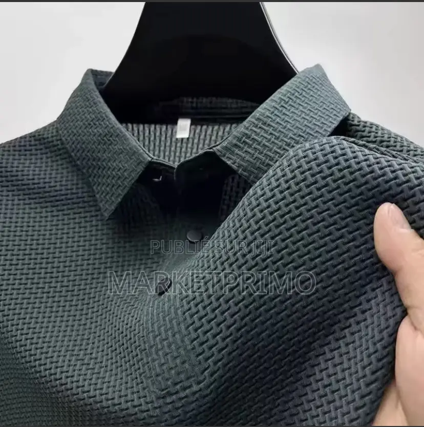 Nouveau Polo Homme Décontracté Chic À Manches Courtes