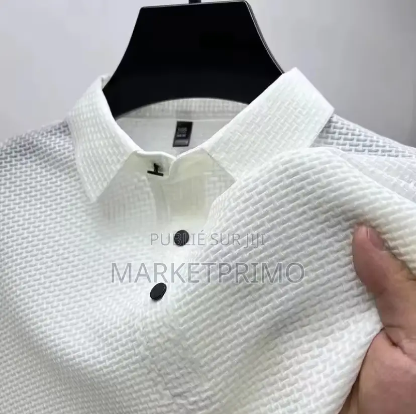 Nouveau Polo Homme Décontracté Chic À Manches Courtes