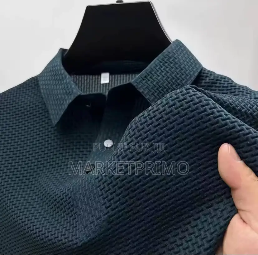 Nouveau Polo Homme Décontracté Chic À Manches Courtes
