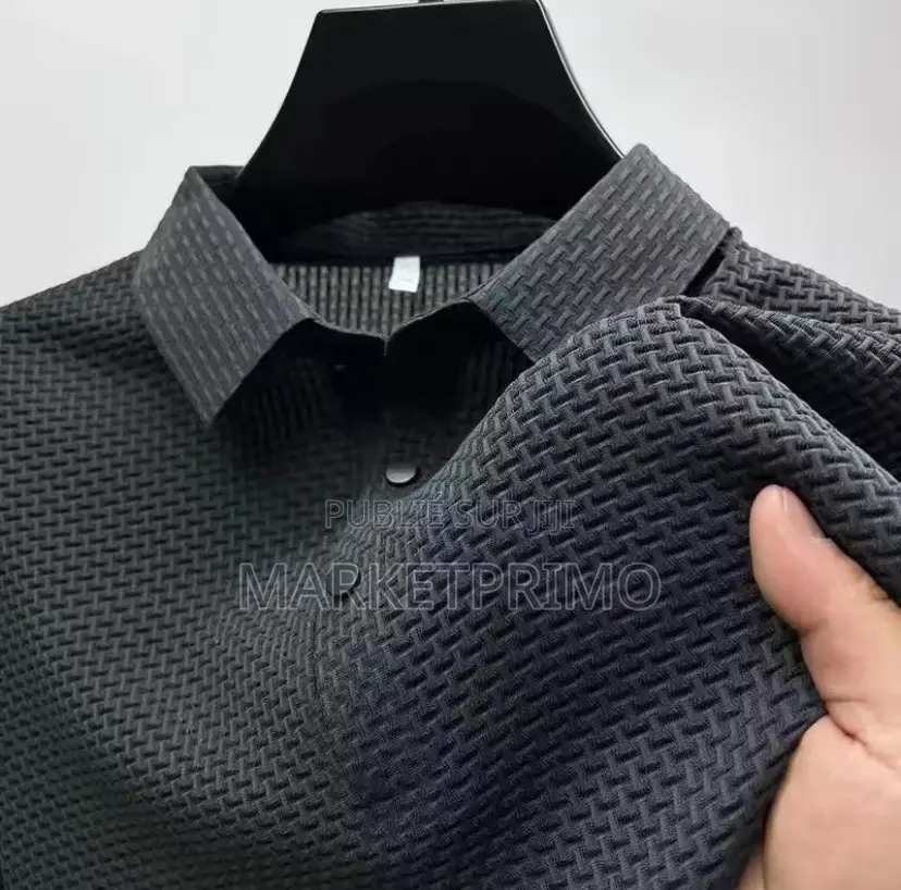 Nouveau Polo Homme Décontracté Chic À Manches Courtes