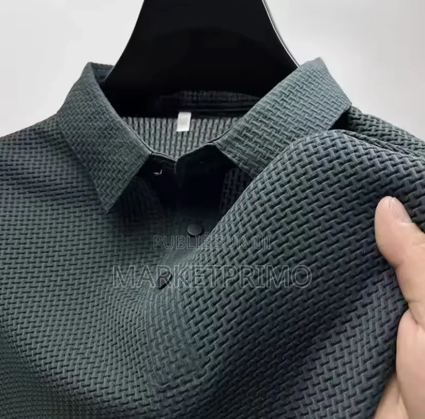 Nouveau Polo Homme Décontracté Chic À Manches Courtes