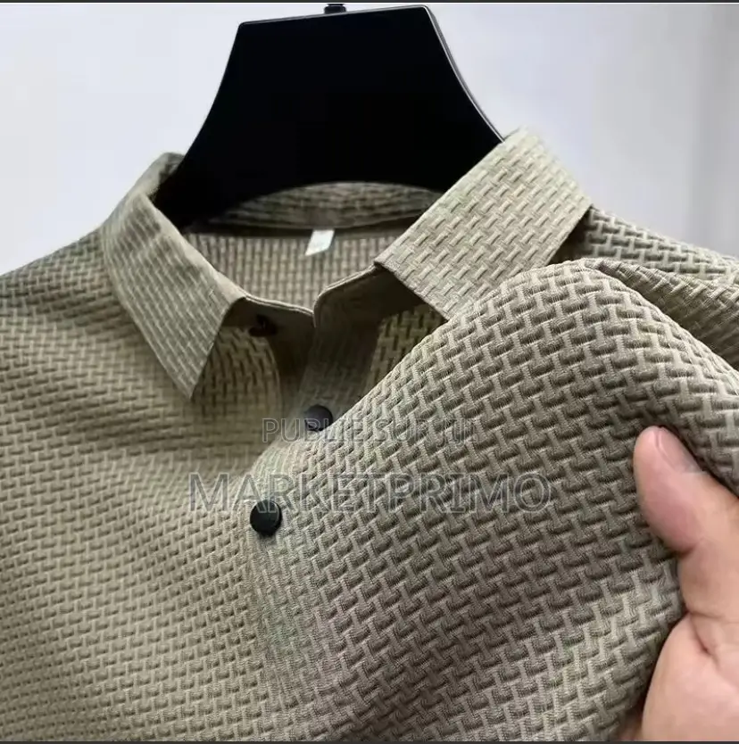 Nouveau Polo Homme Décontracté Chic À Manches Courtes