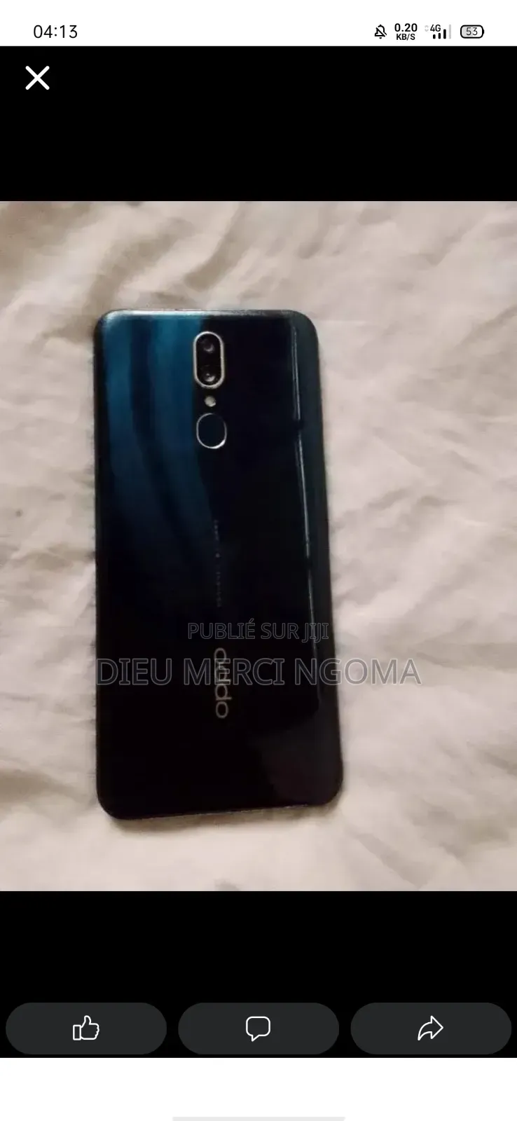 Oppo F11 128 GB Noir