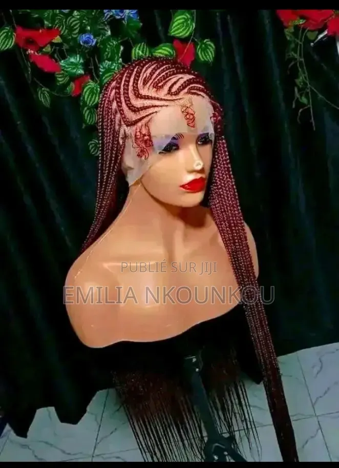 Perruque Tresse Disponible en Toutes Les Couleurs