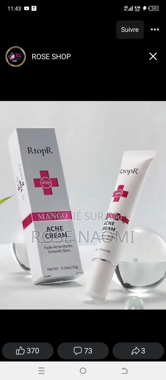 Rtopr Anti Acné, Bouton Et Taches