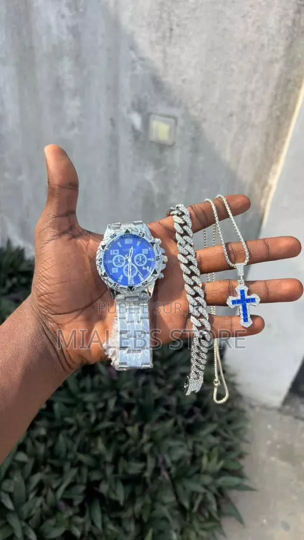 Ensemble Montre Bracelet Chaîne