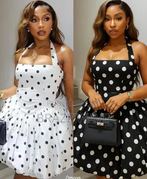 Robe À Pois Vintage