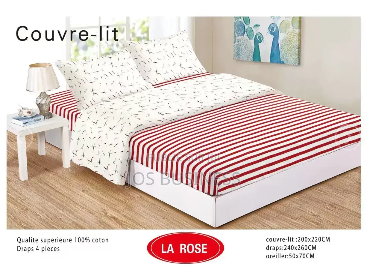 Draps À Housse De Trois Places.