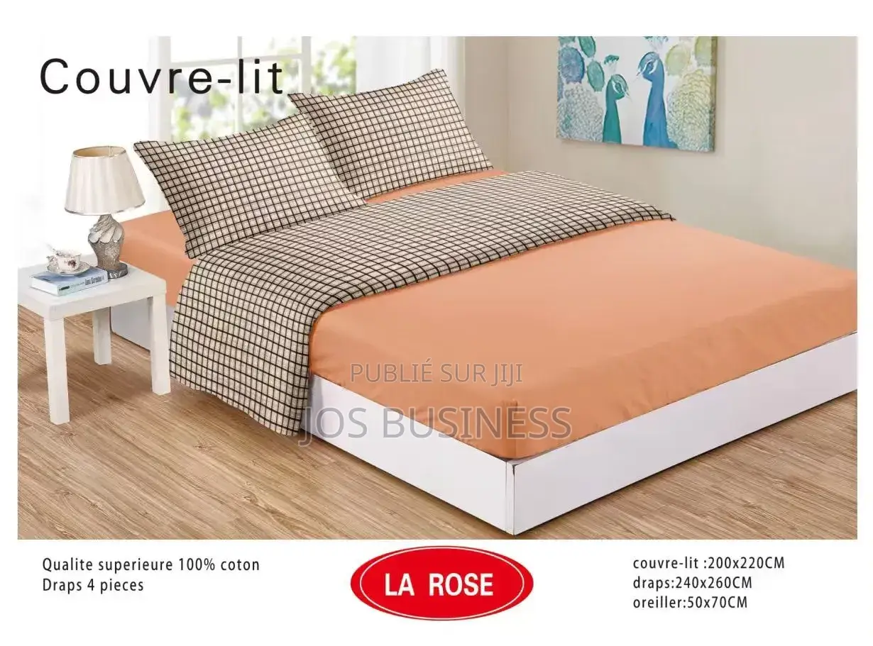 Draps À Housse De Trois Places.