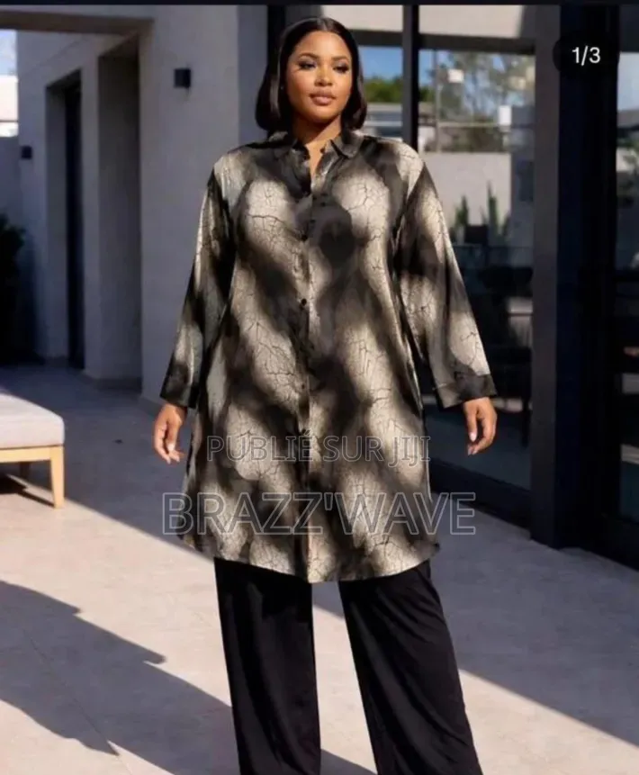 Chic Ensemble Chemise Longue + Pantalon