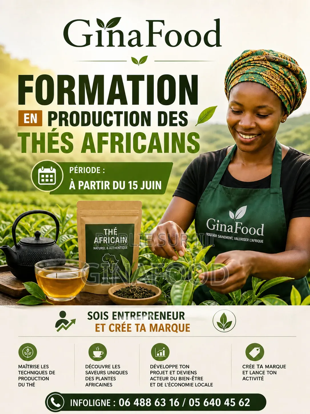 Thé Bio De Ginafood