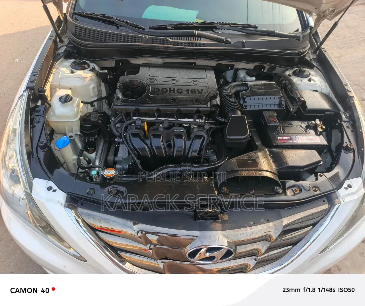 Hyundai Sonata 2017 Blanc