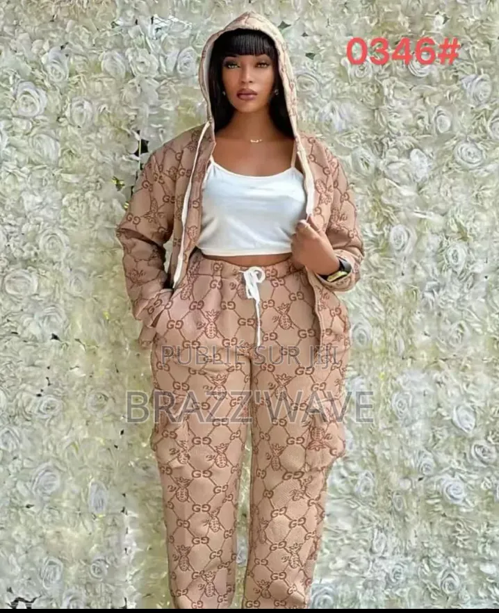 Ensemble Complet 3 Pièces Veste À Capuche Et Pantalon Cargo Pour