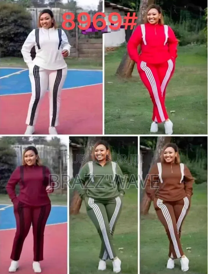 Ensemble Survêtement 2 Pièces Sweat À Col Zippé Et Pantalon Pour