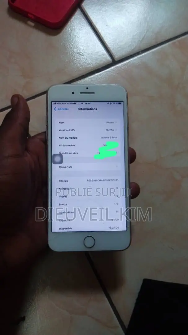 Apple iPhone 8 Plus 64 GB Blanc