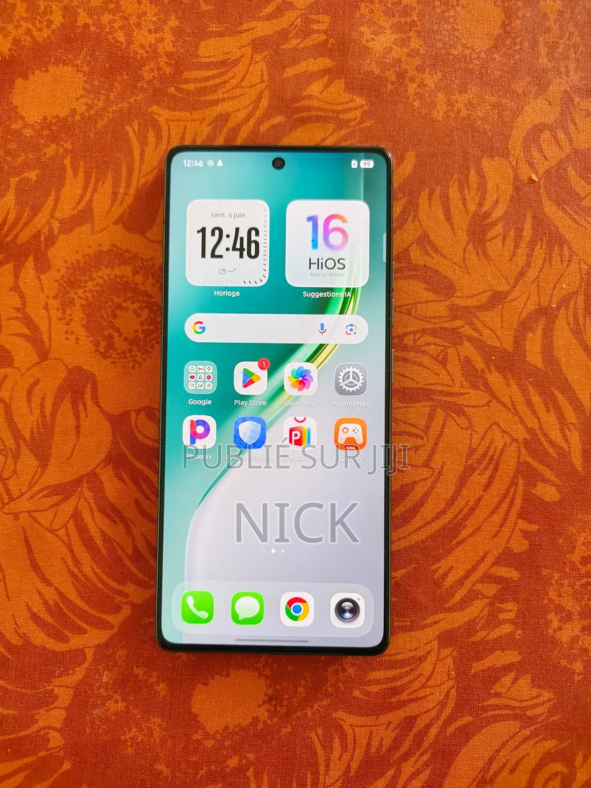Nouveau Tecno Camon 40 256 GB Bleu