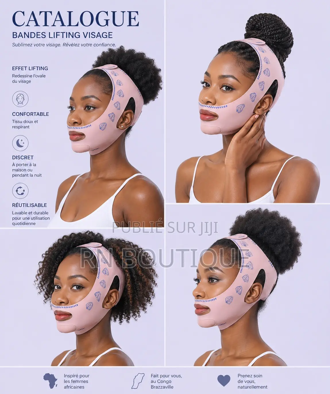 : ⁠Masque Raffermissant v-Shape – Visage Affiné Tonifié⁠