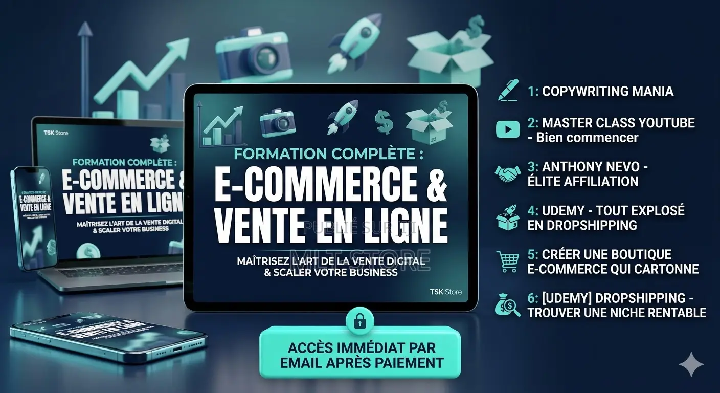 Formation : E-Commerce Vente en Ligne