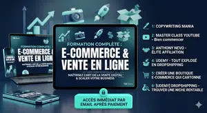 Formation : E-Commerce Vente en Ligne