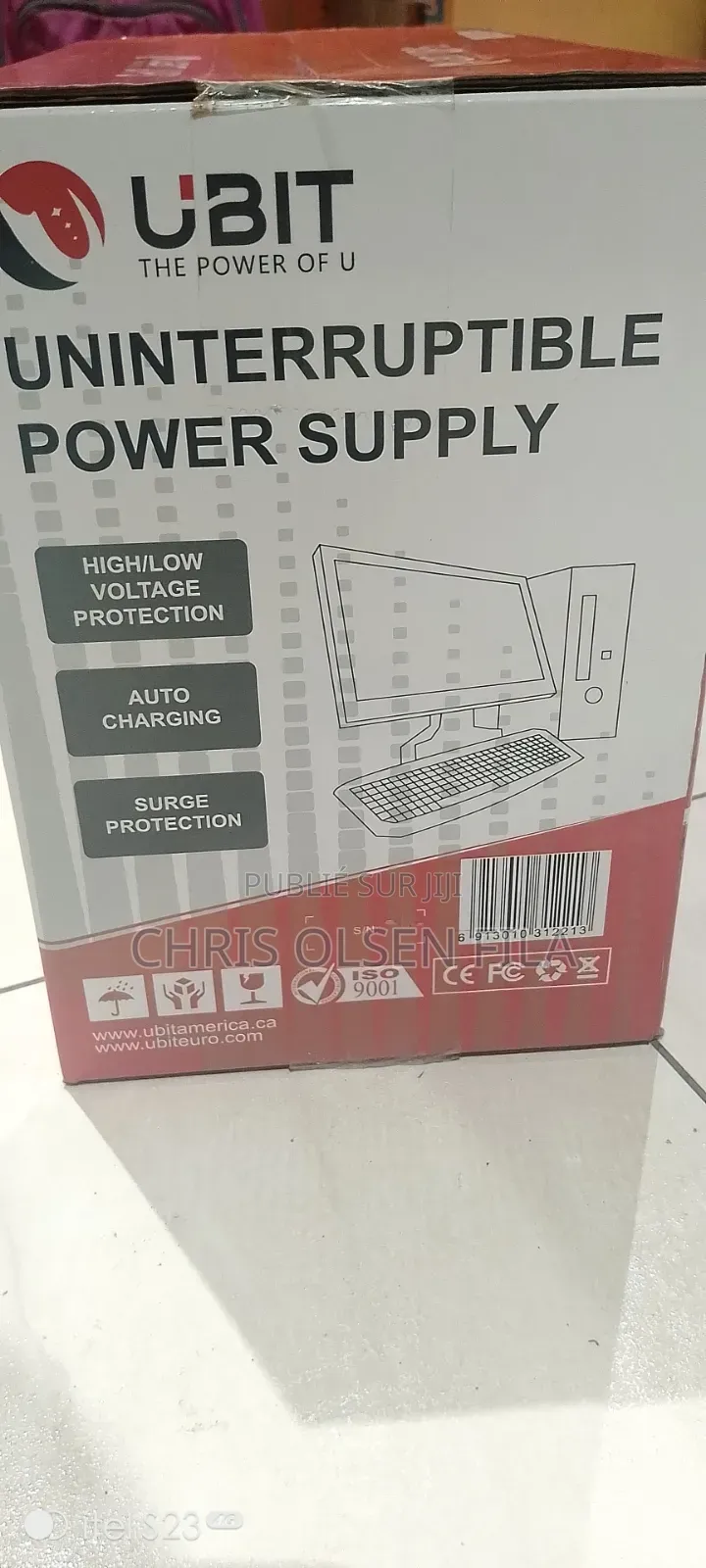 Onduleur Ubit Smart Ups 2000va LCD Neuf -_ Mon Prix : 45,000 Fcfa