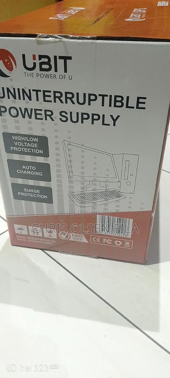Onduleur Ubit Smart Ups 2000va LCD Neuf -_ Mon Prix : 45,000 Fcfa