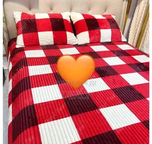 Draps Velours Et 2 Taies d'Oreiller