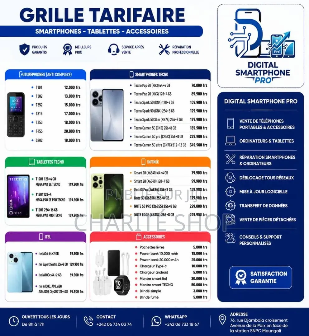 Nouveau Tecno Camon 50 256 GB Blanc