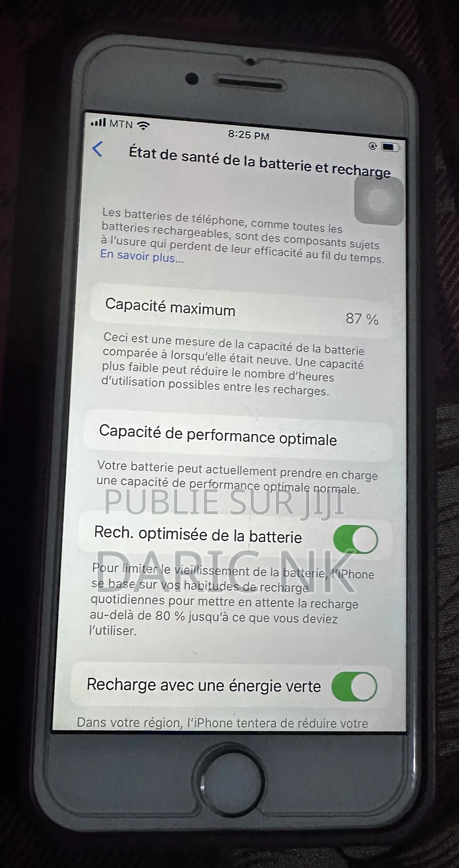 Apple iPhone 8 64 GB Blanc
