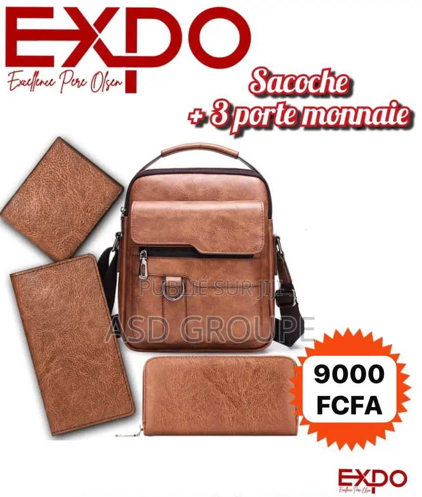 Sacoche Et 3 Portes Monnaie