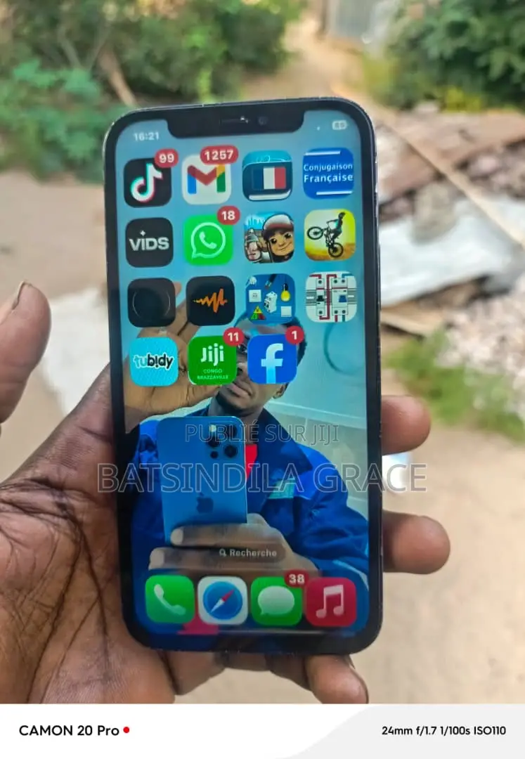 Apple iPhone 12 256 GB Bleu